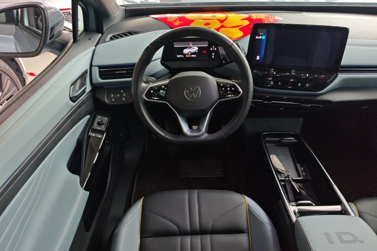 Used Volkswagen ID.4 X 2023 Ultra-Intelligent Long-Range Version Steering Wheel