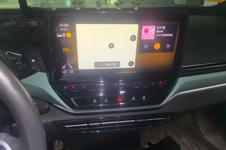 Used Volkswagen ID.4 X 2023 Upgraded Model Pure Intelligent Enjoyment Version Audio And AC Panel