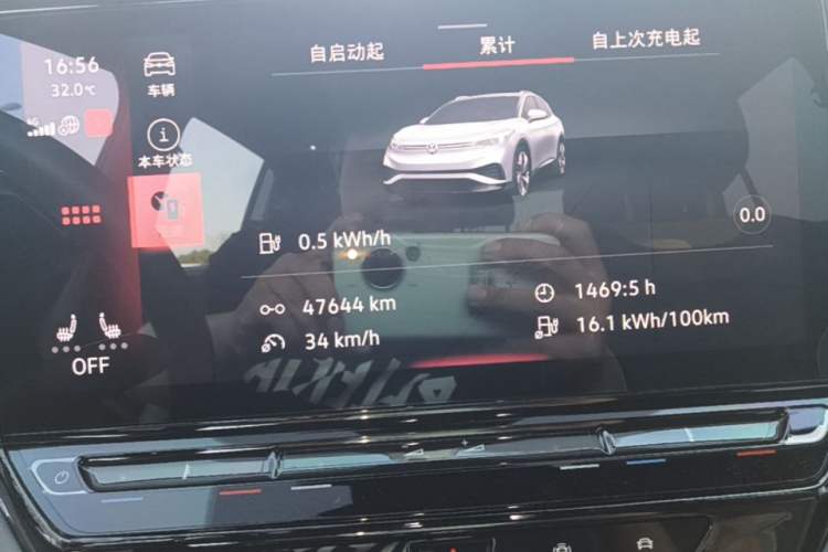 Used Volkswagen ID.4 X 2023 Ultra-Intelligent Long-Range Version Instrument Cluster