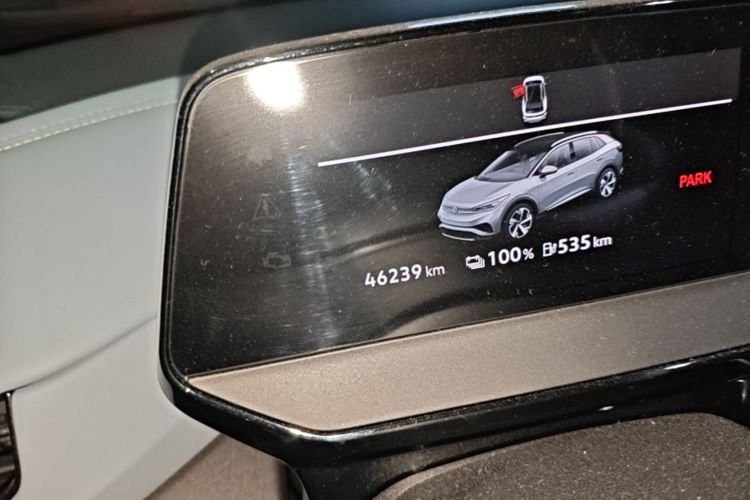Used Volkswagen ID.4 X 2023 Ultra-Intelligent Long-Range Version Odometer Close Up