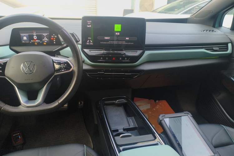 Used Volkswagen ID.4 X 2023 Ultra-Intelligent Long-Range Version Audio And AC Panel