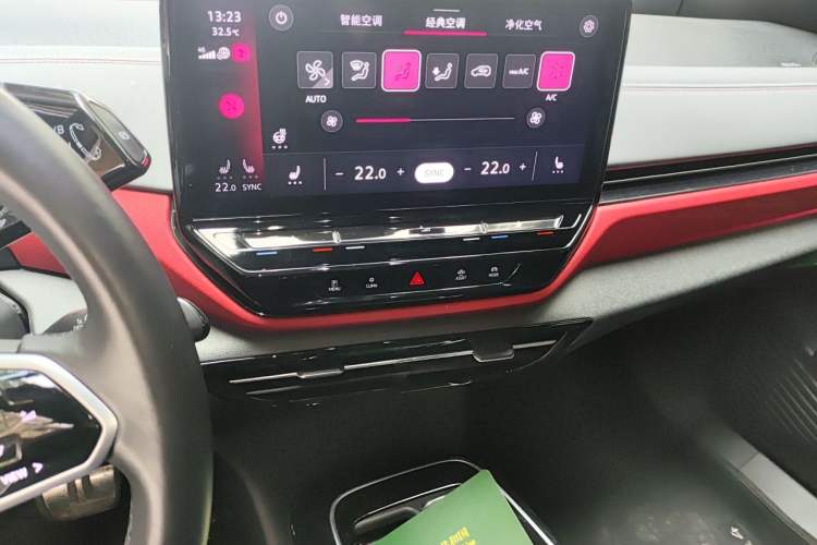 Used Volkswagen ID.4 X 2023 Upgraded Model Ultra-Long Range Version Audio And AC Panel