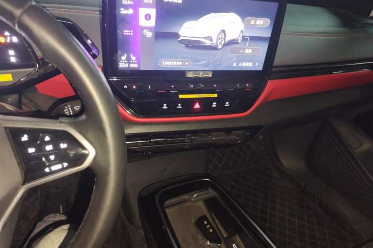 Used Volkswagen ID.4 X 2023 Upgraded Model Ultra-Long Range Version Audio And AC Panel