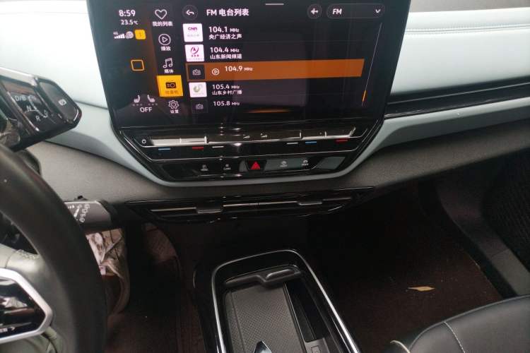 Used Volkswagen ID.4 X 2023 Upgraded Model Pure Intelligent Enjoyment Version Audio And AC Panel