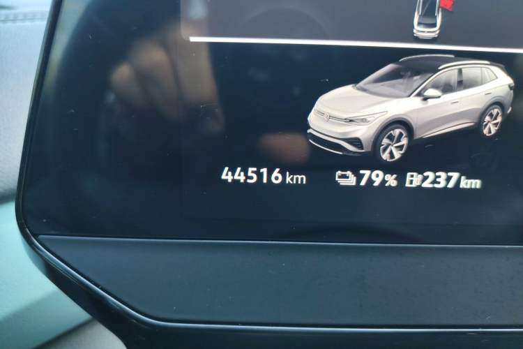 Used Volkswagen ID.4 X 2023 Upgraded Model Pure Intelligent Enjoyment Version Odometer Close Up