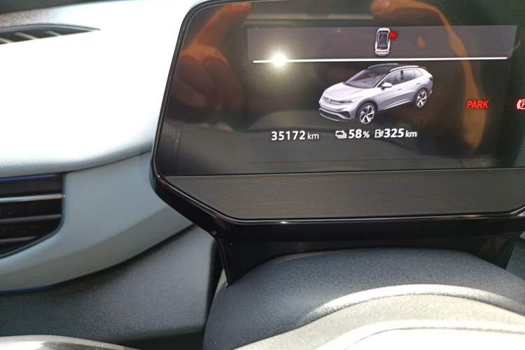 Used Volkswagen ID.4 X 2023 Upgraded Model Ultra-Long Range Version Odometer Close Up