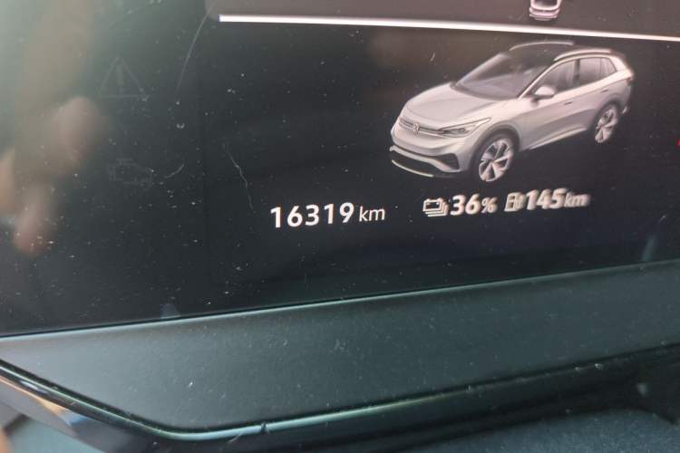 Used Volkswagen ID.4 X 2023 Upgraded Model Pure Intelligent Enjoyment Version Odometer Close Up