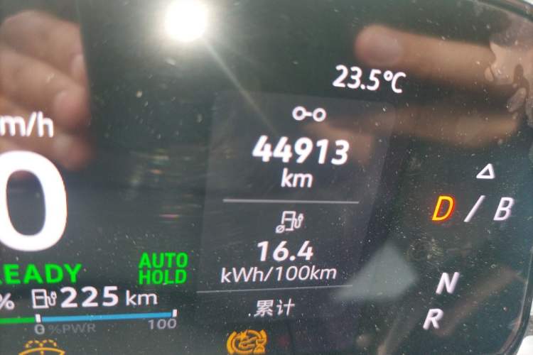 Used Volkswagen ID.4 X 2023 Upgraded Model Pure Intelligent Enjoyment Version Odometer Close Up