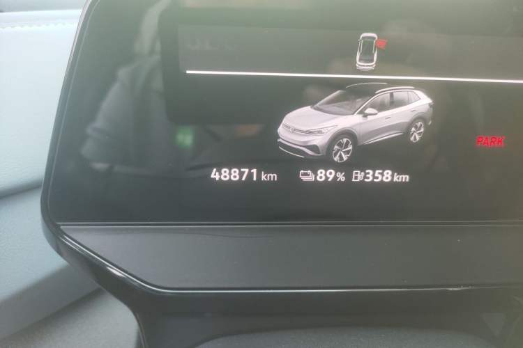 Used Volkswagen ID.4 X 2023 Pure Smart Edition Odometer Close Up