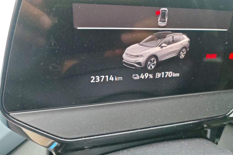 Used Volkswagen ID.4 X 2024 Pure & Smart Edition Odometer Close Up