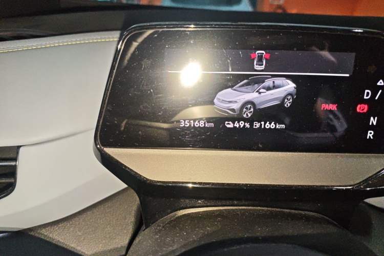 Used Volkswagen ID.4 X 2024 Pure & Smart Edition Odometer Close Up