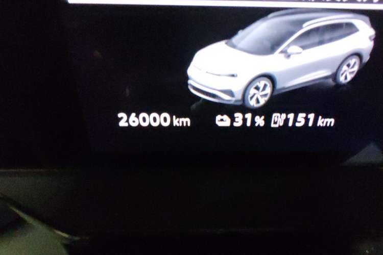 Used Volkswagen ID.4 X 2024 Pure & Smart Edition Odometer Close Up