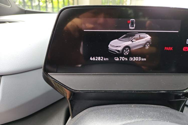 Used Volkswagen ID.4 X 2024 Pure & Smart Edition Odometer Close Up