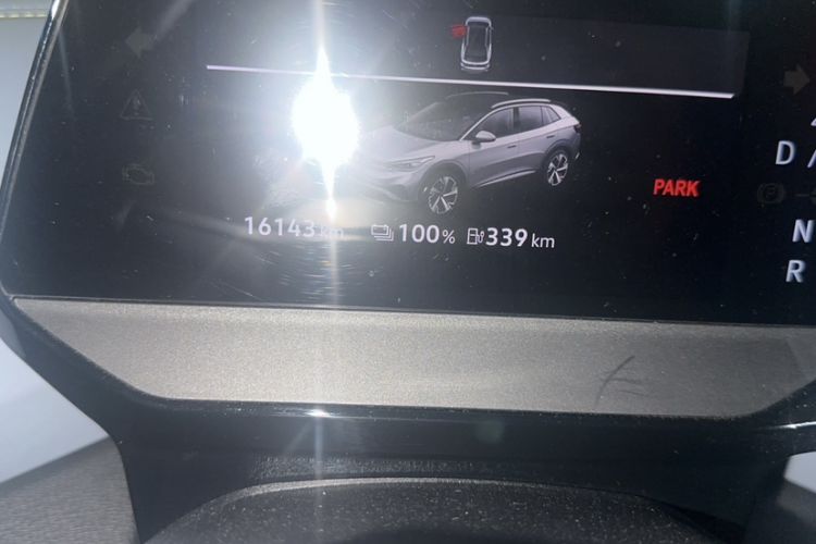 Used Volkswagen ID.4 X 2024 Pure & Smart Edition Odometer Close Up