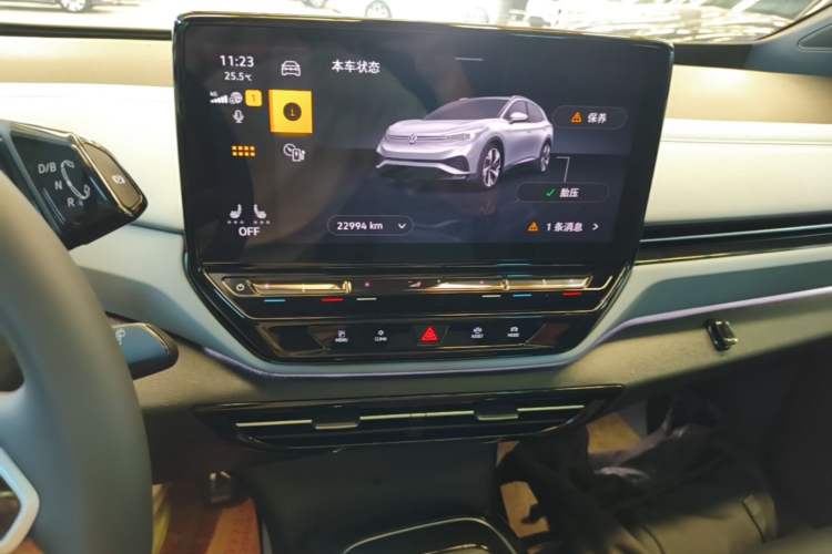 Used Volkswagen ID.4 X 2024 Pure & Smart Edition Audio And AC Panel