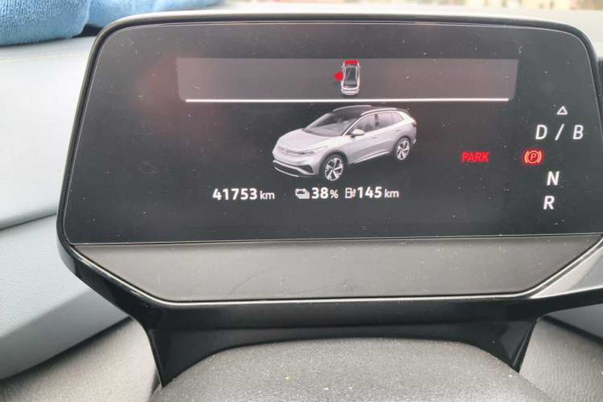 Used Volkswagen ID.4 X 2024 Pure & Smart Edition Odometer Close Up