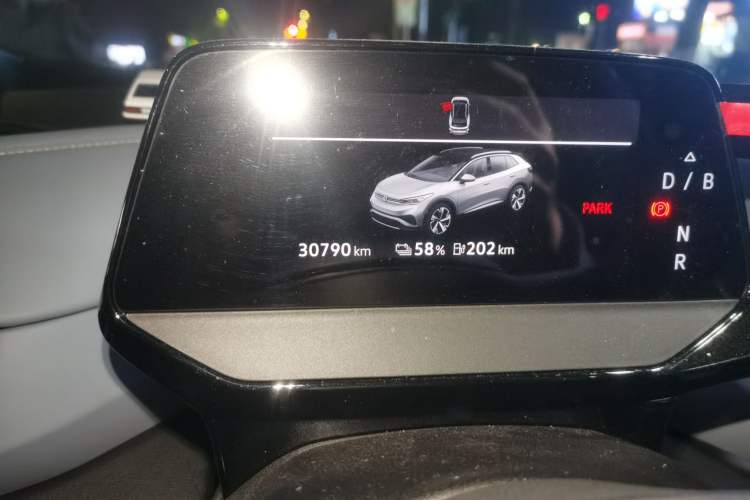Used Volkswagen ID.4 X 2024 Pure & Smart Edition Odometer Close Up