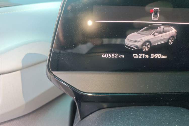 Used Volkswagen ID.4 X 2024 Pure & Smart Edition Odometer Close Up