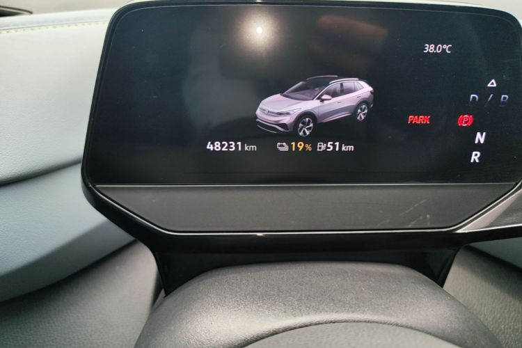 Used Volkswagen ID.4 X 2024 Pure & Smart Edition Odometer Close Up