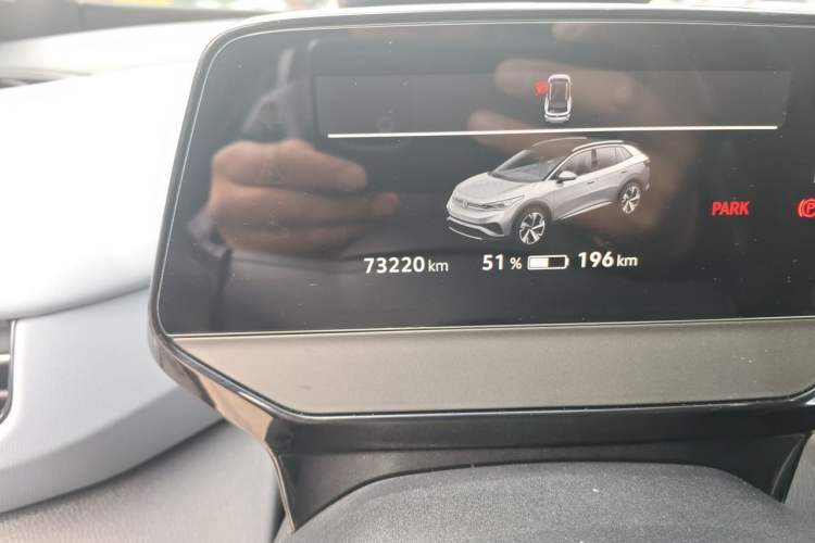 Used Volkswagen ID.4 X 2024 Pure & Smart Edition Odometer Close Up