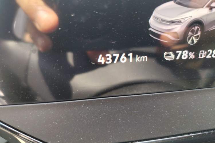 Used Volkswagen ID.4 X 2024 Pure & Smart Edition Odometer Close Up