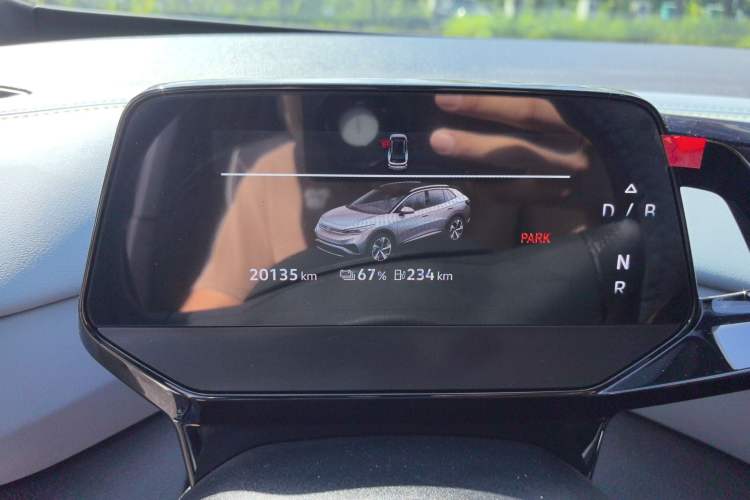 Used Volkswagen ID.4 X 2024 Pure & Smart Edition Odometer Close Up