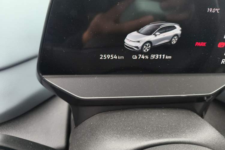 Used Volkswagen ID.4 X 2024 Pure & Smart Edition Odometer Close Up