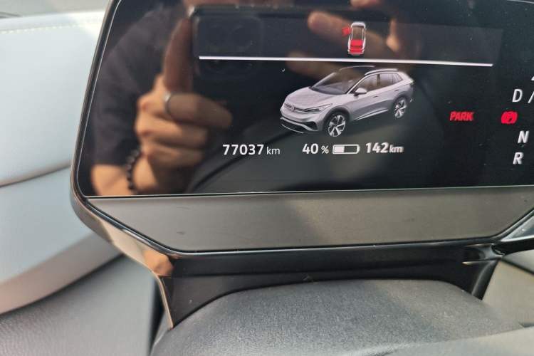 Used Volkswagen ID.4 X 2024 Pure & Smart Edition Odometer Close Up