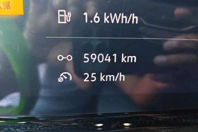 Used Volkswagen ID.4 X 2024 Pure & Smart Edition Odometer Close Up