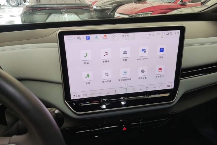 Used Volkswagen ID.4 X 2025 Smart Version Pure & Intelligent Enjoyment Edition Audio And AC Panel