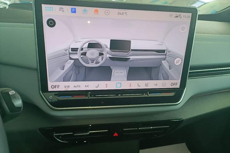 Used Volkswagen ID.4 X 2025 Smart Version Pure & Intelligent Enjoyment Edition Audio And AC Panel