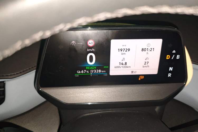 Used Volkswagen ID.4 X 2025 Smart Version Pure & Intelligent Enjoyment Edition Odometer Close Up