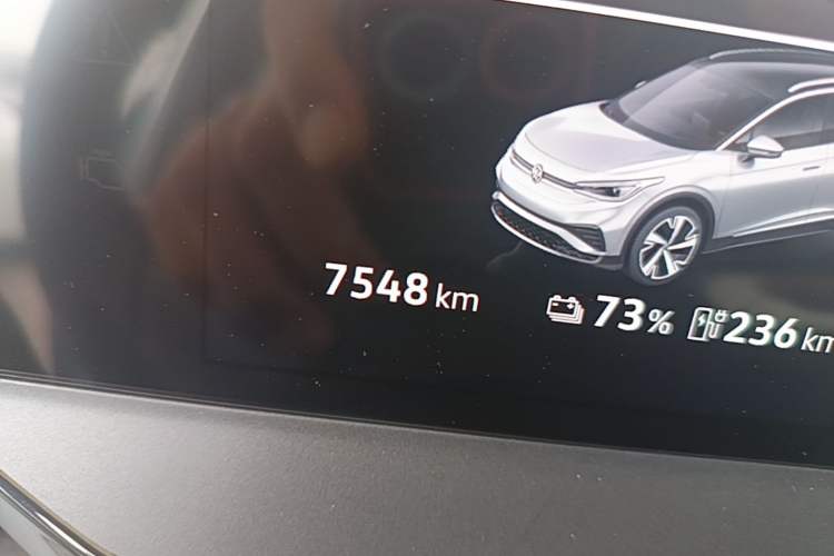Used Volkswagen ID.4 X 2025 Smart Version Pure & Intelligent Enjoyment Edition Odometer Close Up
