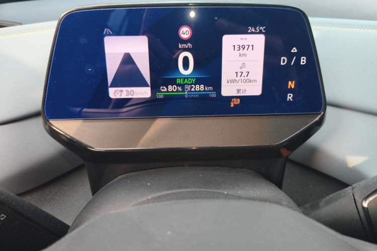 Used Volkswagen ID.4 X 2025 Smart Version Pure & Intelligent Enjoyment Edition Odometer Close Up