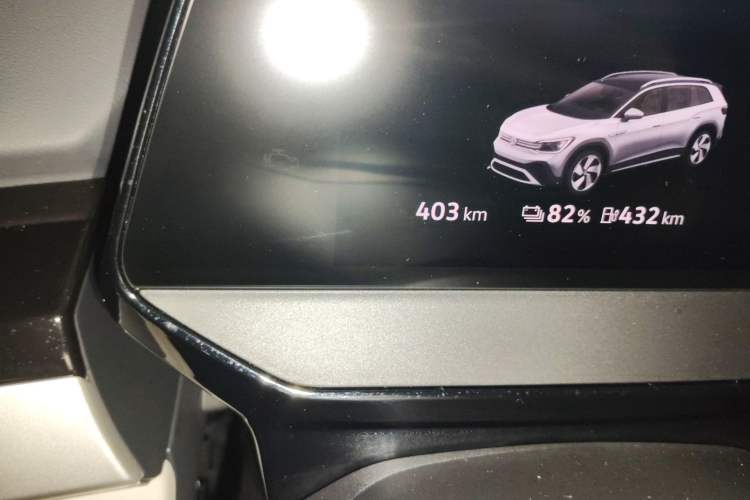 Used Volkswagen ID.6 CROZZ 2022 Long-Range Lite PRO Edition Odometer Close Up