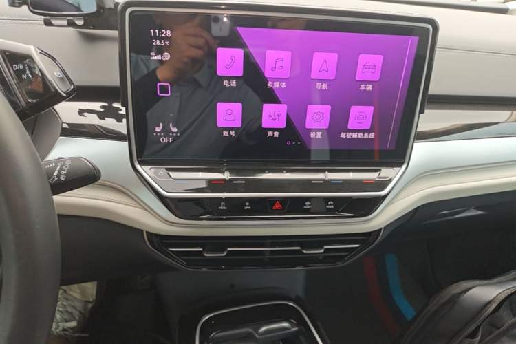 Used Volkswagen ID.6 CROZZ 2021 Revised Version Long-Range PRO Edition Audio And AC Panel