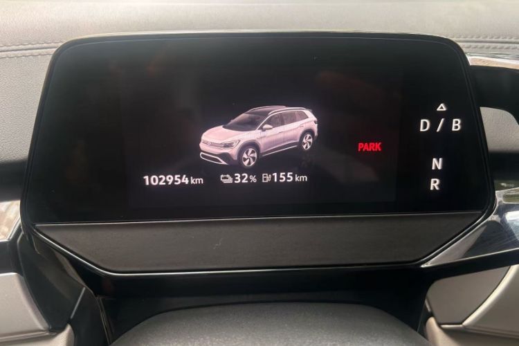 Used Volkswagen ID.6 CROZZ 2021 Revised Version Long-Range PRO Edition Odometer Close Up