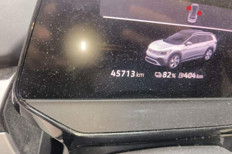 Used Volkswagen ID.6 CROZZ 2021 Long-Range PRO Edition Odometer Close Up