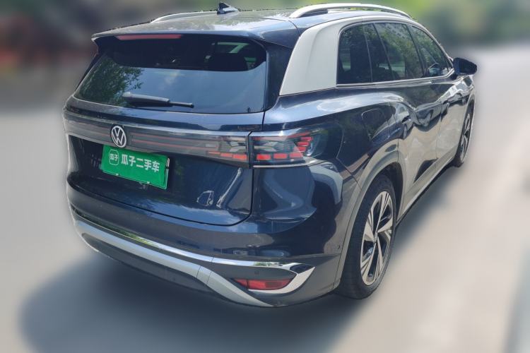 Used Volkswagen ID.6 CROZZ 2021 High-Performance PRIME Edition Rear Right 45 Deg