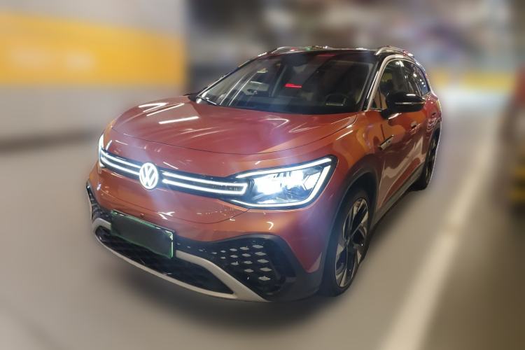 Used Volkswagen ID.6 CROZZ 2021 Long-Range PURE+ Edition Front Left 45 Deg