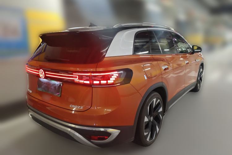 Used Volkswagen ID.6 CROZZ 2021 Long-Range PURE+ Edition Rear Right 45 Deg