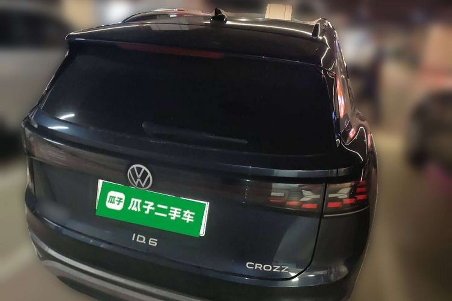 Used Volkswagen ID.6 CROZZ 2021 Long-Range PURE+ Edition Rear Right 45 Deg