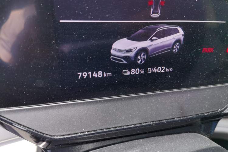 Used Volkswagen ID.6 CROZZ 2021 Long-Range PRO Edition Odometer Close Up