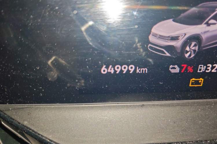Used Volkswagen ID.6 CROZZ 2021 Long-Range PRO Edition Odometer Close Up