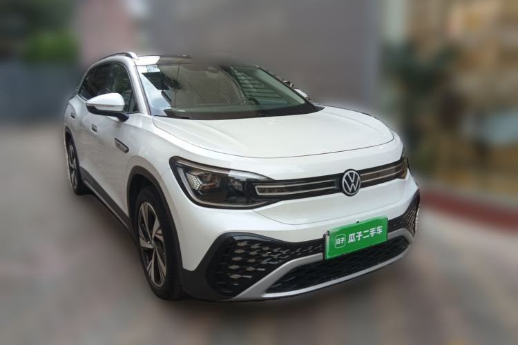 Used Volkswagen ID.6 CROZZ 2021 Revised Version Long-Range PURE+ Edition Front Right 45 Deg