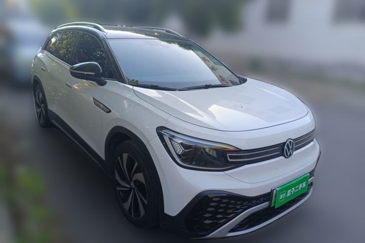 Used Volkswagen ID.6 CROZZ 2021 Long-Range PURE+ Edition Front Right 45 Deg
