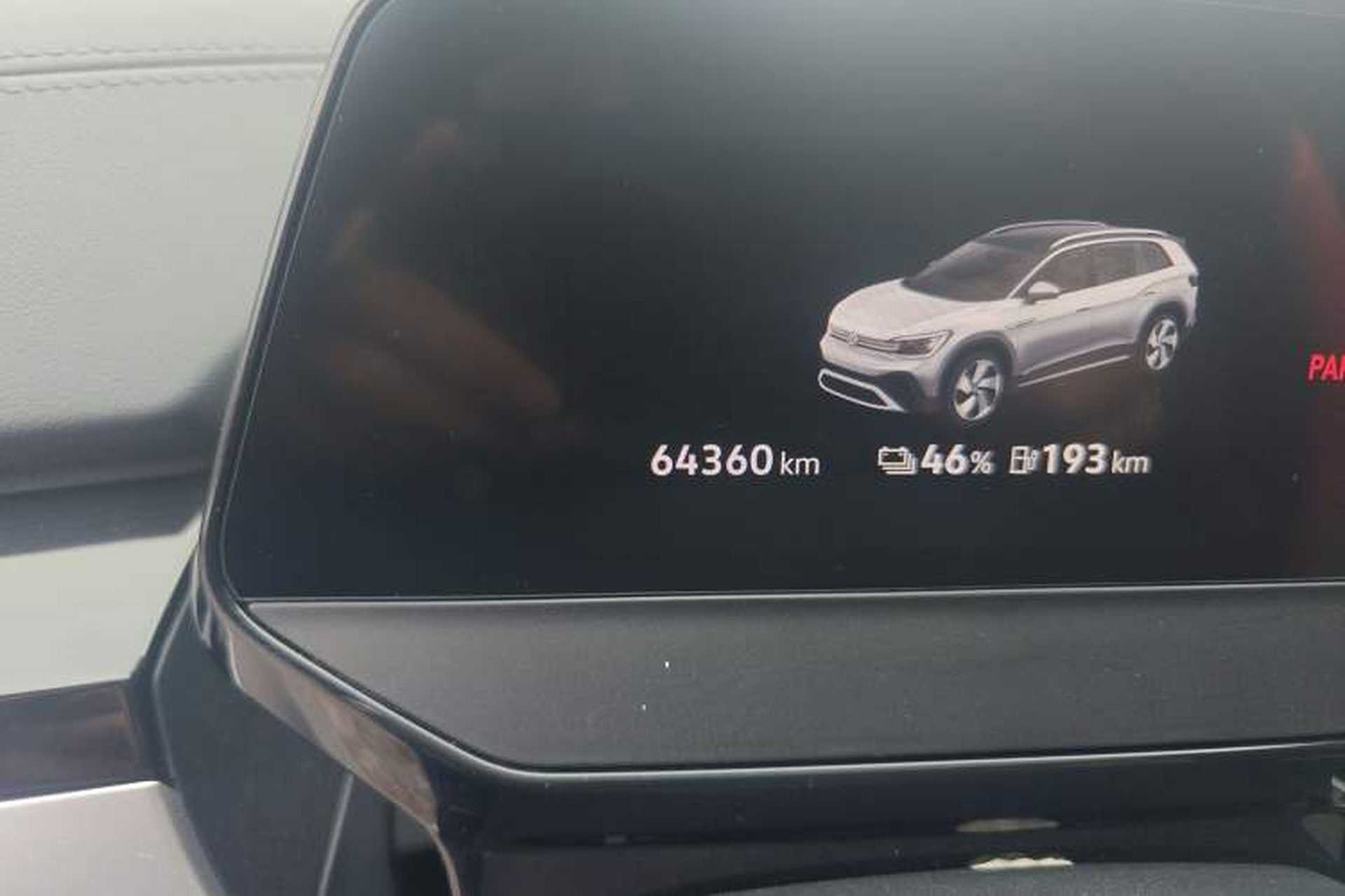 Used Volkswagen ID.6 CROZZ 2021 Long-Range PURE+ Edition Odometer Close Up