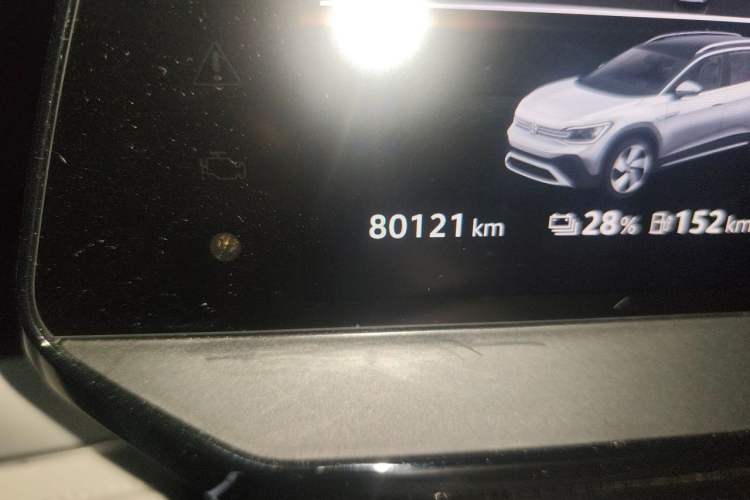 Used Volkswagen ID.6 CROZZ 2021 Long-Range PRO Edition Odometer Close Up