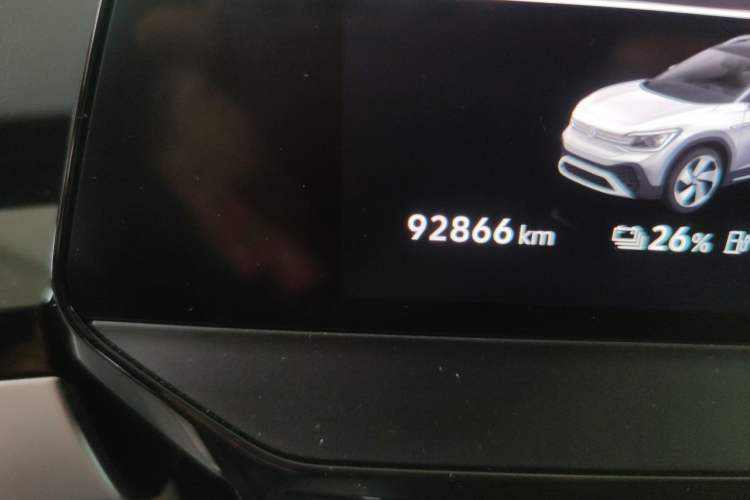 Used Volkswagen ID.6 CROZZ 2021 Long-Range PRO Edition Odometer Close Up