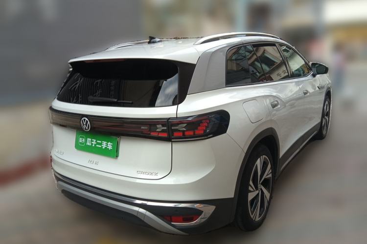 Used Volkswagen ID.6 CROZZ 2021 Revised Version Long-Range PURE+ Edition Rear Right 45 Deg